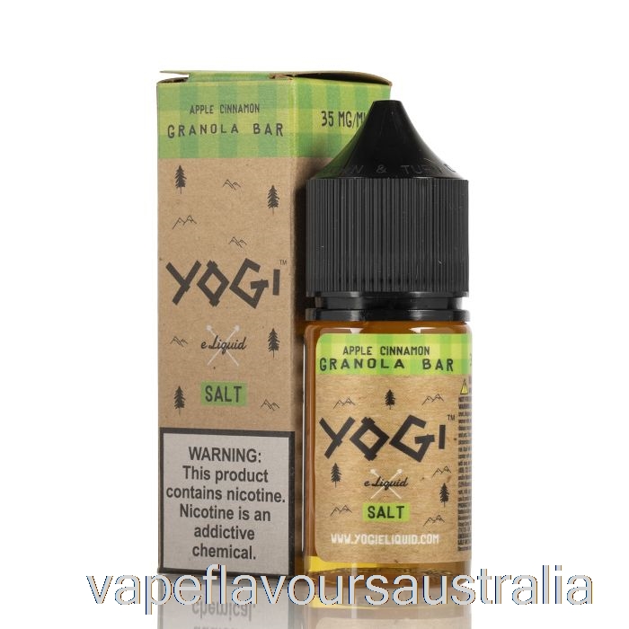 Vape Australia Apple Cinnamon Granola Bar - Yogi SALTS E-Liquid - 30mL 35mg